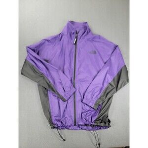 North Face WindWall Jacket Womens Medium Full Zip Windbreaker Outdoor purple